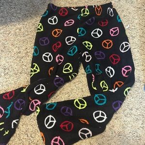 Peace pajama pants
